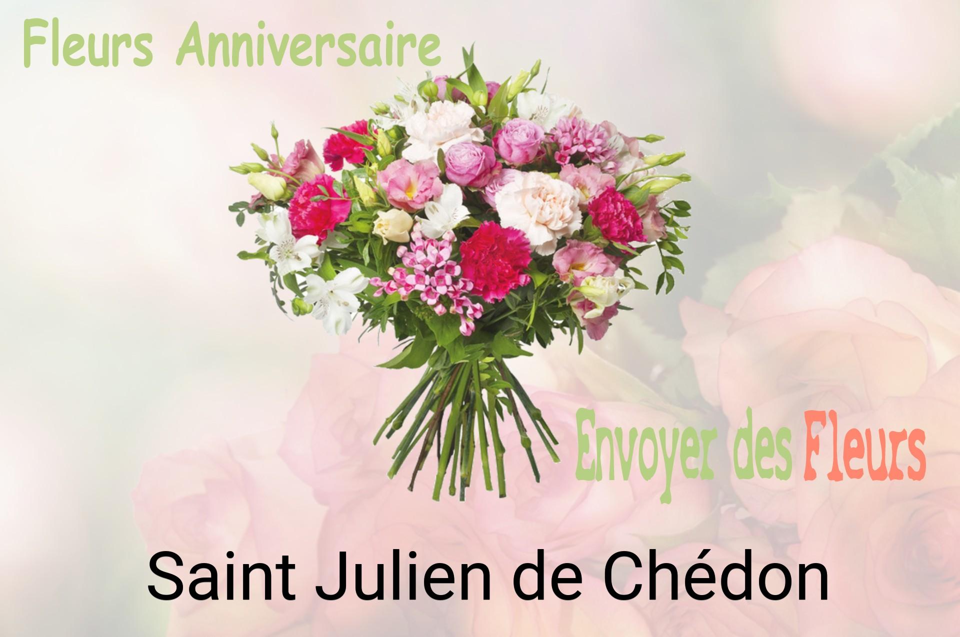 Bouquet de fleurs d’anniversaire livré à Saint-Julien-de-Chédon